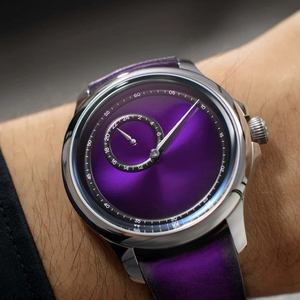 OEM Custom Logo Sapphire Crystal Mirror 40MM Sunray Dial Luxury Automatic NH39 Movement Mechanical Men's Purple Watches - Product Image 2