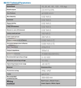 Cella di carico elettrica NA151 simulazione corsa maniglia del freno di controllo Footmavin macchina sensori di forza e celle di carico - Product Image 3