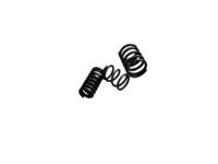 Ressort de compression cylindrique en acier au carbone personnalisé pour machines, matériel automobile, appareils électroménagers