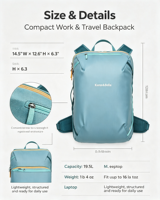 Sac à dos d'aventure en plein air, capacité 35L, tissu enduit TPU, rangement multi-poches, boucles porte-casque, sac de randonnée et de voyage, OEM