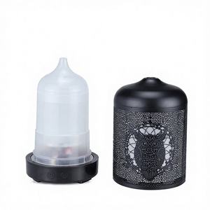 Diffuseur d'arômes Ty-168 Dome Owl noir 0,5 L, humidificateur ultrasonique avec veilleuse pour la maison - Product Image 3
