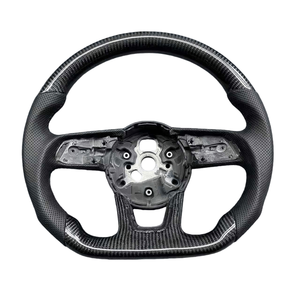 Volante Deportivo de Fibra de Carbono para Modelos <span class=keywords><strong>Audi</strong></span> A3/A4/A5/A7/RS Equipado con Botones y Levas de Cambio - Product Image 2