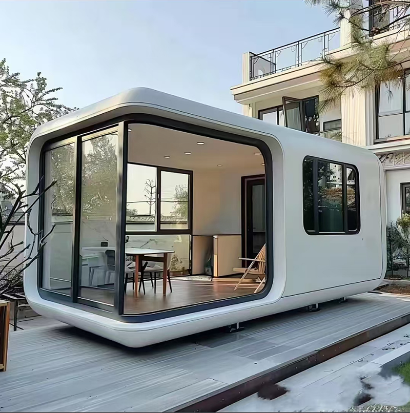 Hight Quality Apple Pod Cabins Environmentally Friendly Capsule House  Apple Cabin for Glamping - Image 3