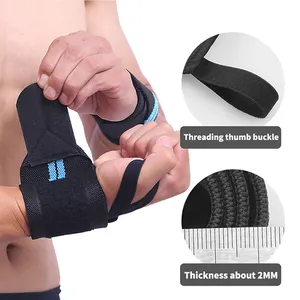 2024 New Style Wrist Sweatband Sweat Wristband For Crosstraining Wrist Brace Logo Wrist Support