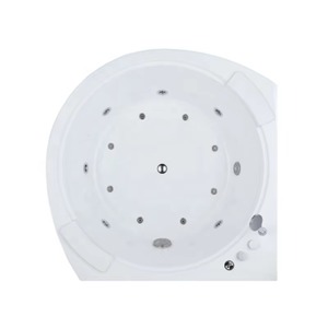 Hôtel moderne Salle de bain Bain à remous confortable Baignoire double polyvalente Baignoire de massage - Product Image 4