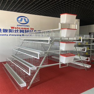 Jaulas <span class=keywords><strong>de</strong></span> Calidad para Gallinas Ponedoras en Granjas Avícolas, <span class=keywords><strong>de</strong></span> Material Galvanizado y Tipo A - Product Image 1