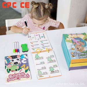 Fun Tracing Practice for Lines Shapes Numbers Letters Preschool Handwriting Build Focus Autism Trace & Learn to Write Workbook - Product Image 2