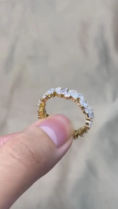 Bague en diamant de laboratoire de 3,00 carats, taille poire et ronde, bijoux élégants, cadeau de fiançailles ou d'anniversaire pour femme - Product Image 5