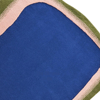 Heimdekoration bunter abstraktierter unregelmäßiger benutzerdefinierter Entwurf getufteter Matte-Rauf teppich Hand getufteter Bodenbelag