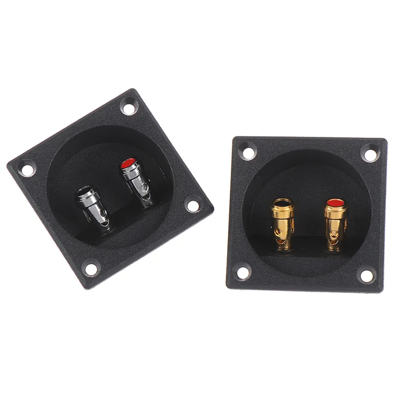 Smart Electronics 57 x 57 x 25mm Round Cup Subwoofer Plug Car Stereo Speaker Box Terminal Connector