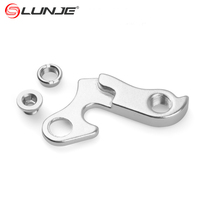 LUNJE Crochet de dérailleur arrière en aluminium pour VTT et vélo de route, support de dérailleur arrière en alliage
