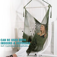 Patio intérieur extérieur suspendu Portable pliant enfants enfants Double thérapie sensorielle aérienne Yoga hamac balançoire