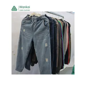 CwanCkai Fashion Quality Various Styles Winter Used Cloths For Kids, Factory Direct Mixed Sizes Used Kids Pants Second Hand