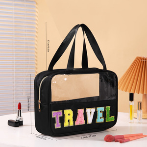Bolsas de <span class=keywords><strong>maquillaje</strong></span> de viaje de PVC, accesorios de viaje, bolsa de aperitivos impermeable, neceser <span class=keywords><strong>transparente</strong></span> para mujer, bolsa de <span class=keywords><strong>maquillaje</strong></span>, maletas - Product Image 5