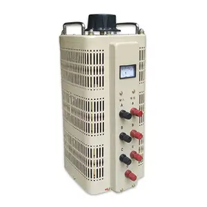 Produsen Tiongkok TSGC 30kVA 3 Regulator Tegangan AC Kontak Tiga Fase 380V