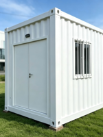 Cabaña Contenedor Prefabricada Wave Panel, Casa Modular Prefabricada para Glamping, Hotel, Jardín, Villa, Cafetería, Bar, Tienda Minorista