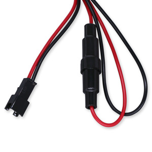 JFS SM2.54 Terminal Wire 2-Core Pure Copper Lug Terminals Battery Connection Wire Custom Length - Product Image 1