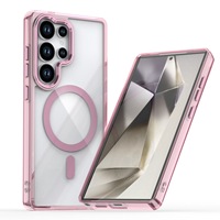 Étui de téléphone transparent magnétique antichoc pour Samsung S26 Ultra S25 Ultra, coque de protection