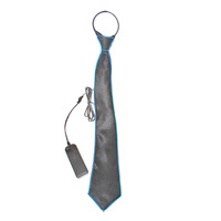 Cravate LED Lumineuse pour Hommes – Accessoire de Fête, Cravate Néon Lumineuse Clignotante, Cravate qui Brille dans le Noir pour Carnaval et Mariage