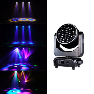 19x40w mắt ong RGBW 4-in-1 zoom di chuyển đầu rửa ánh sáng DMX512 cabezal movil LED Lyre chùm Disco Luces DJ di động hiệu ứng sân khấu - Product Image 4