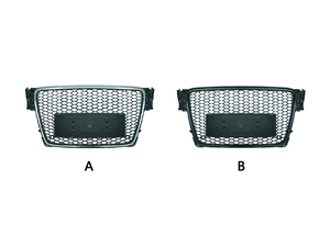 Vente en gros Nouveau style de pièces automobiles Grille avant en nid d'abeille ABS pour Audi <span class=keywords><strong>A4</strong></span> <span class=keywords><strong>S4</strong></span> <span class=keywords><strong>B8</strong></span> Mise à niveau vers RS4 avec kits Quattro Style 2008-2012 - Product Image 4