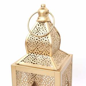 Lanterne de table décorative islamique avec LED, motif croissant et étoile, idéale pour le Ramadan et l'Aïd – Offre Spéciale - Product Image 4