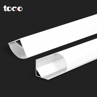 16*16mm Led Profil Diffuseur Aluminium Canal Led Éclairage Surface Montage Plafond Coin Aluminium Profil