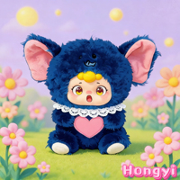 Série de monstres poilus émotionnels personnalisés, peluche en vinyle, boîte aveugle, jouet original et captivant, cadeau pour enfants