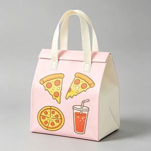 Portable <b>Cake</b> Sushi Picnic Delivery Thermal Cooler <b>Carrier</b> Totes Waterproof Non-woven Fast Food Packaging Takeaway Insulated Bag - Product Image 6