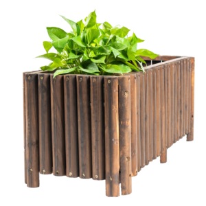 <span class=keywords><strong>Maceta</strong></span> redonda de madera para jardín, <span class=keywords><strong>maceta</strong></span> de barril de madera redonda de estilo moderno, <span class=keywords><strong>maceta</strong></span> de madera decorativa para interiores y exteriores para suelo - Product Image 1