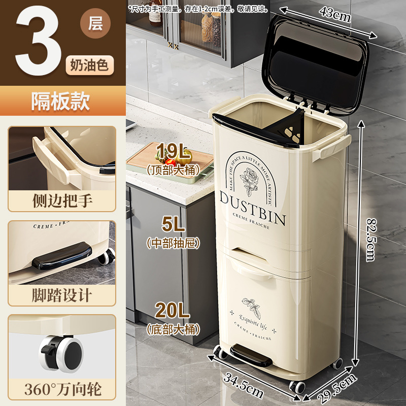 Divisorio divisorio superiore divisorio inferiore-giallo crema