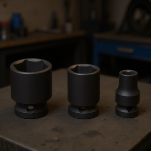 Jeu de clés à douille à chocs Fervi, 3 pièces, 10, 12, 14 mm, pour réparation automobile - Product Image 3