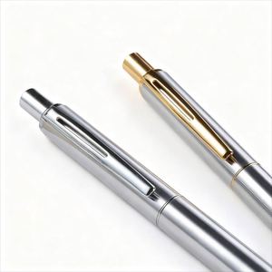 Hot-selling Customizable Metal Ballpoint <b>Pen</b> Slim Signature Personalized <b>Silver</b> Feather Body UV Printing Corporate <b>Pen</b> - Product Image 4