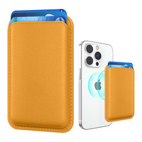 Dompet kulit PU magnetik untuk iPhone 16 15 14 13 12 Pro Max Plus tempat kartu kredit untuk Apple grosir aksesori ponsel