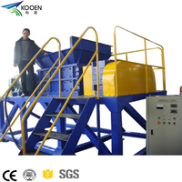 Machine de broyage de déchets plastiques/machines de broyage de tuyaux en plastique pvc/équipement de broyage de déchets plastiques