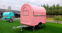 Remorque de cuisine mobile multifonctionnelle en acier inoxydable sur mesure avec équipement de cuisine complet pour diverses entreprises de restauration