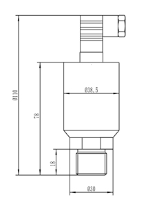 IP65 सुरक्षा 4 ~ 20 सेमी डीजल ईंधन टैंक क्षमता तेल स्तर सेंसर सिरेमिक कैपेसिटर प्रकार ईंधन स्तर सेंसर - Product Image 2