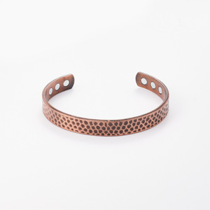 Copper <b>Wire</b> <b>Brushed</b> Bracelet Geometric Pattern Bronze Zinc Alloy Everyday Wear Jewelry - Product Image 2