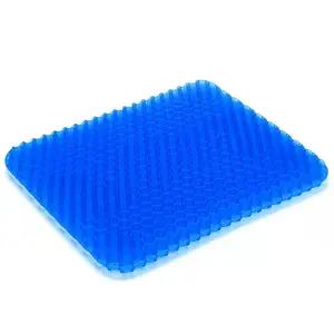 Large Second-generation Double-layer Egg Gel Cushion Honeycomb Car Seat Cushion Breathable