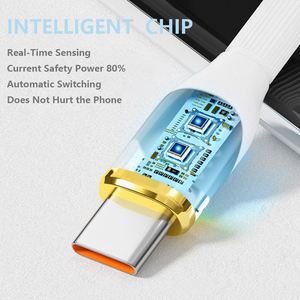 Cable de Carga Rápida USB-C a USB-C de Silicona de 100W, Cable de Cobre Puro para iPhone 15, Honor y Dispositivos Tipo-C - Product Image 6