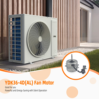 Motor de Ventilador Eléctrico de Metal YDK36-4D(AL) AC220-240V 50HZ 0.35A 900RPM 23W BCL para Piezas de Aire Acondicionado Exterior 4Ploes YKT-36-4-24L