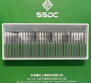Nuevo set de 30 piezas de puntas de diamante de 3 mm para pulido de carburo, vidrio y cerámica, ¡gran oferta! - Product Image 1
