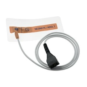 Sensor de Oxígeno en Sangre Desechable, Sensor de Frecuencia Cardíaca y Oxígeno en Sangre (SpO2) para Adultos, Niños, Bebés y Recién Nacidos, Compatible con Monitores <span class=keywords><strong>NONIN</strong></span>, 7 Pines - Product Image 1