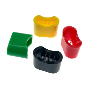 Pulseira de tecido de plástico para pulseira, pulseira descartável de música deslizante de uma direção, fechamento em várias cores