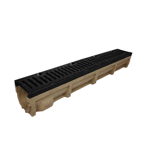 <span class=keywords><strong>Caniveau</strong></span> de drainage linéaire en béton polymère pour traitement des eaux usées avec <span class=keywords><strong>couvercle</strong></span> en fonte - Product Image 6