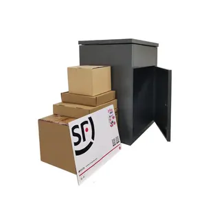 Wandmontage Brief intelligente Postfach Metall-Postfach Paket Drop-Box Paket Lieferbox für Veranda