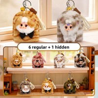 MM Suger Bébé Chat Thème Petit Sac Boîte Aveugle Cartoon Plush Cute Doll Backpack Pendant Decoration