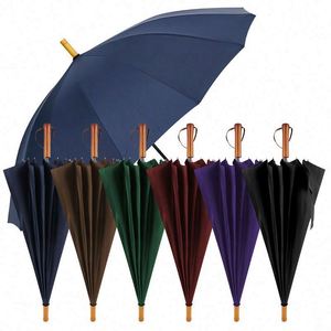 Parapluie de golf automatique coupe-vent de luxe avec protection UV et logo personnalisé - Product Image 6
