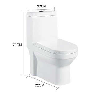 Toilettes en céramique de haute qualité pour salle de bain, fourniture directe d'usine - Product Image 6