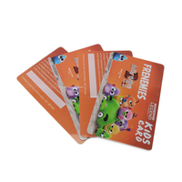 Tarjeta de Membresía Infantil de Dibujos Animados Personalizada, Impresión a Todo Color en PVC, Tarjeta de Fidelización para Cine y Teatro para Niños